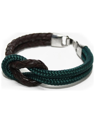 Cabo d'mar reef knot leather/green